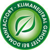 klimaneutral gehostet bei domainfactory